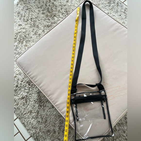 Transparent Black Trim Crossbody Bag - Picture 9 of 9